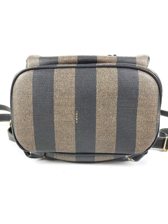 Fendi Backpack Pecan Logo Leather Khaki main image 5